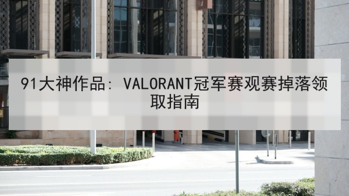 91大神作品: VALORANT冠军赛观赛掉落领取指南
